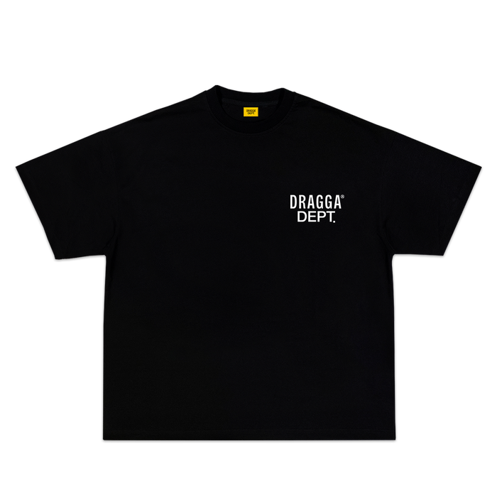 DRAGGA DEPT. TEE - BLACK