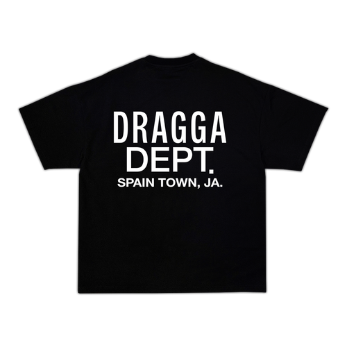 DRAGGA DEPT. TEE - BLACK
